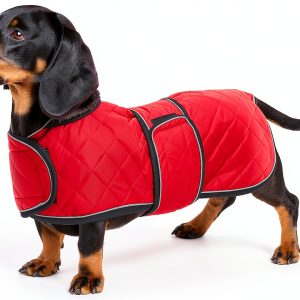 Geyecete Waterproof Dog Coat Dachshund Windproof Fleece-0