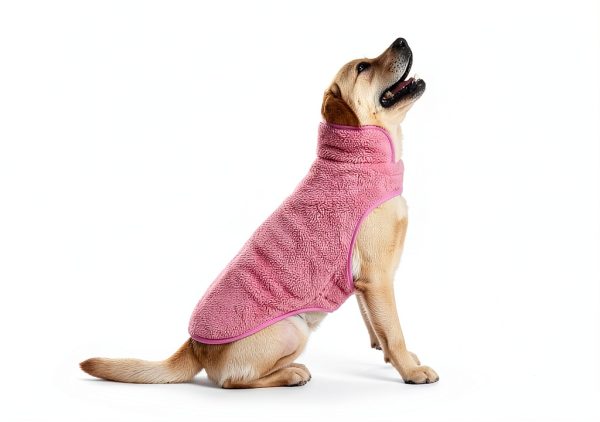 Malier Reversible Dog Coat Fleece Winter Jacket Windproof-3