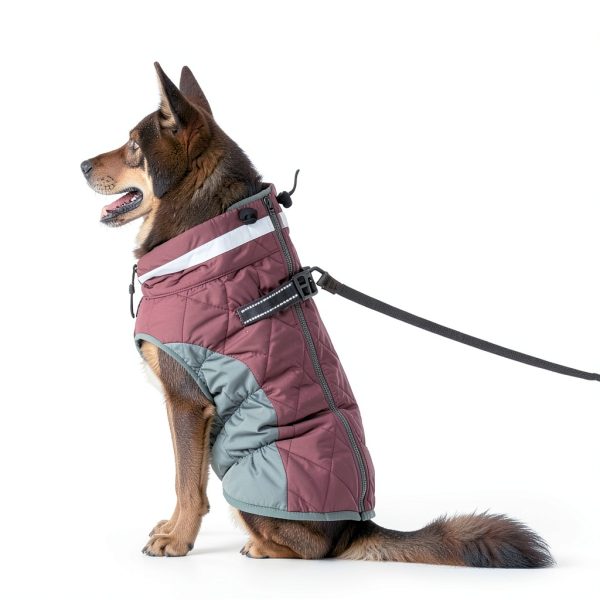AOFITEE Dog Winter Coat Fleece Lined Water Resistant-5