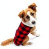 Malier Dog Winter Coat Fleece Lined Plaid Windproof Jacket-2