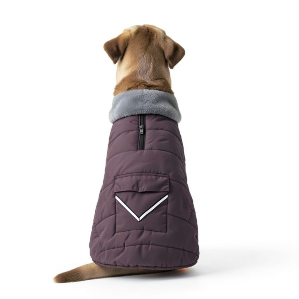 iBuddy Dog Winter Coat Fleece Lined Reflective Waterproof-2