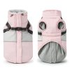 SUNFURA Waterproof Dog Fleece Jacket with Harness Built In-6