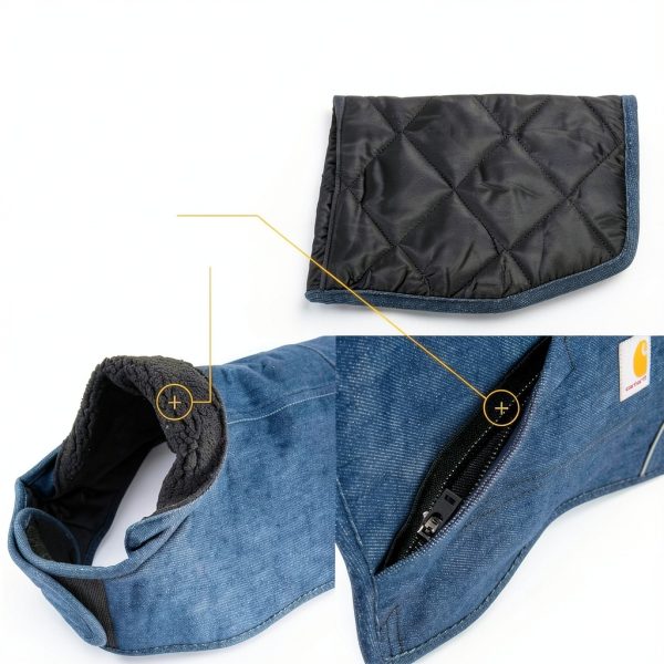 Signature Insulated Dog Coat Cold Weather Duck Canvas-2