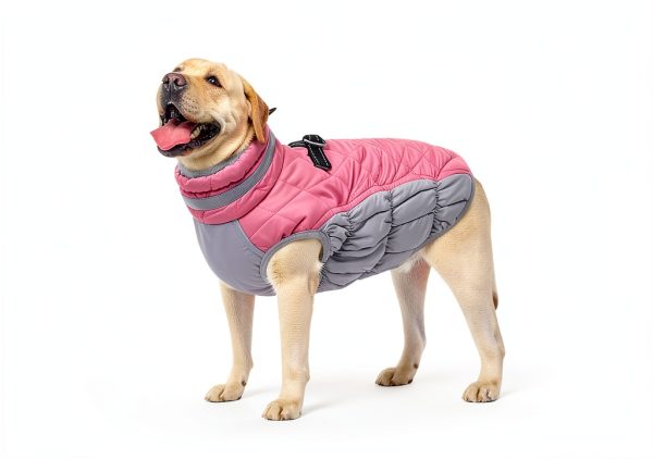AOFITEE Dog Winter Coat Fleece Lined Water Resistant-2