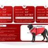 QBLEEV Dog Winter Coat Waterproof Windproof Fleece Lined-4
