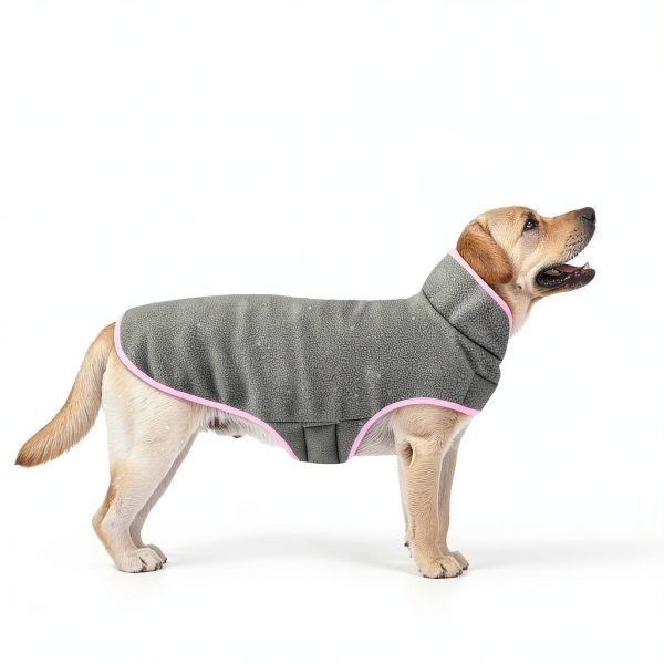 Malier Reversible Dog Coat Fleece Winter Jacket Windproof-4