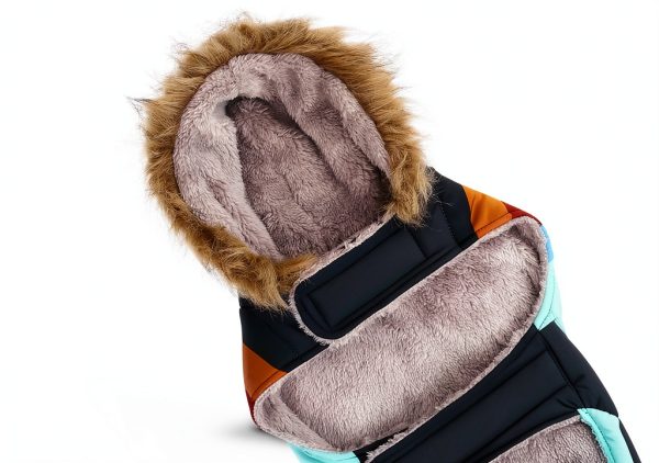 HDE Dog Puffer Jacket Fleece Lined Water Resistant Coat-3