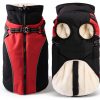 Queenmore Waterproof Dog Jacket with Harness Winter Coat-6
