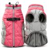 AOFITEE Dog Winter Coat Fleece Lined Water Resistant-1