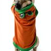VITSOLE Dog Hoodie Fleece Coat Green Frog Elk Design-5