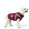 VPETBR Dog Winter Coat Harness Fleece Lined Cold Weather-5