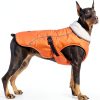 EMUST Dog Winter Coat Waterproof Windproof Fleece Lined-0
