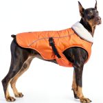 EMUST Dog Winter Coat Waterproof Windproof Fleece Lined-0