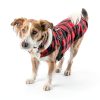 Malier Dog Winter Coat Fleece Lined Plaid Windproof Jacket-3