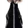 MIAODODO Fleece Dog Coat Windproof Warm Small Medium Breeds-2