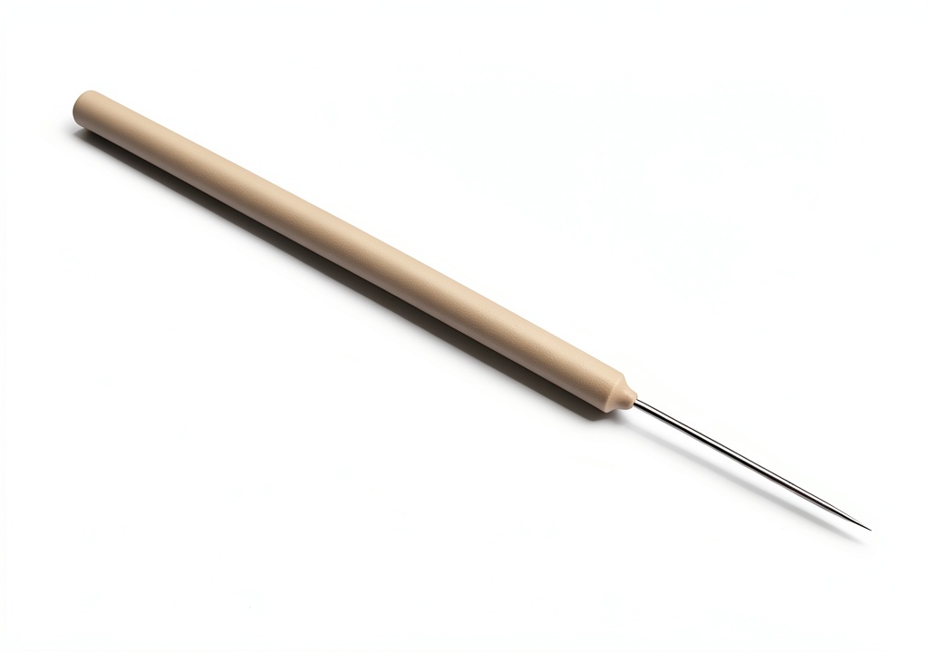 HTI dissecting needles set displayed on a lab bench