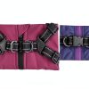 VPETBR Dog Winter Coat Harness Fleece Lined Cold Weather-4
