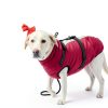 SUNFURA Dog Winter Coat Harness Waterproof Fleece Jacket-5