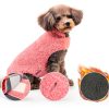 Cyeollo Reversible Dog Coat Fleece Winter Jacket Pet Clothes-4