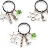 ATMA Science Microscope Keychain Stainless Steel Gift for-0