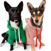 VITSOLE Dog Hoodie Fleece Coat Green Frog Elk Design-3