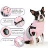 SUNFURA Waterproof Dog Fleece Jacket with Harness Built In-3
