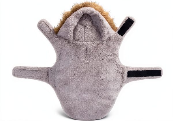HDE Dog Puffer Jacket Fleece Lined Water Resistant Coat-5