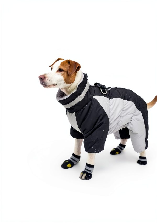 MIGOHI Dog Winter Coat Fleece Lining Water Resistant Four-2