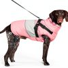 SUNFURA Waterproof Dog Fleece Jacket with Harness Built In-5