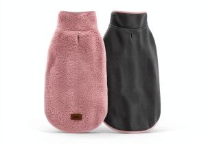 Cyeollo Reversible Dog Coat Fleece Winter Jacket Pet Clothes-0