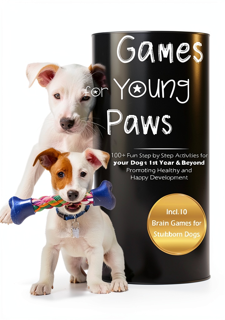 'Dog Training Book cover showing happy dog and owner'
