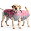 AOFITEE Dog Winter Coat Fleece Lined Water Resistant-6