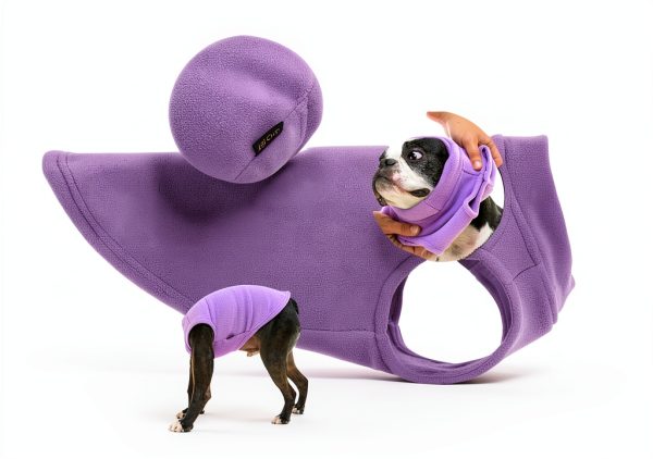 Gooby Stretch Fleece Dog Sweater Cozy Fit Large Breeds-2