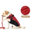 Queenmore Waterproof Dog Jacket with Harness Winter Coat-3