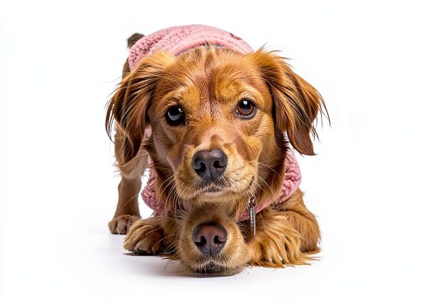 Cyeollo Reversible Dog Coat Fleece Winter Jacket Pet Clothes-5