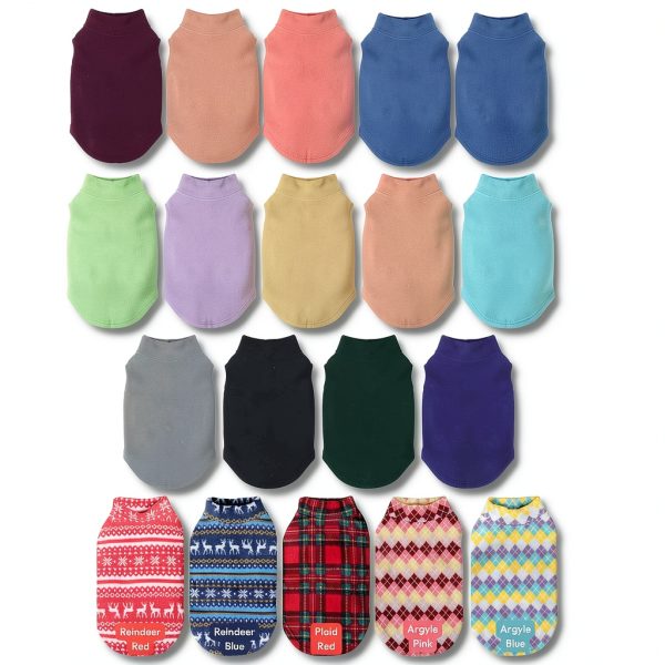 Gooby Stretch Fleece Dog Sweater Cozy Fit Large Breeds-1