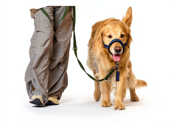 BARKLESS Dog Head Collar Plush Design Pull Control-6