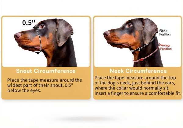 BARKLESS Dog Head Collar Plush Design Pull Control-4