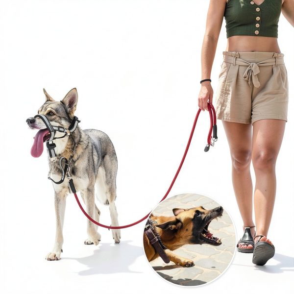lasuroa Reflective Dog Head Collar Pet Supplies-5