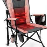 REALEAD Heated Camping Chair - Fully Padded Heated Chairs Outdoor Sports - Heavy Duty Heating Camp Chairs for Adults Supports 400 lbs - Perfect for Outside Sport Events, Concert, Battery NOT Included-0