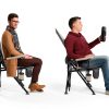 REALEAD Heated Camping Chair - Fully Padded Heated Chairs Outdoor Sports - Heavy Duty Heating Camp Chairs for Adults Supports 400 lbs - Perfect for Outside Sport Events, Concert, Battery NOT Included-5