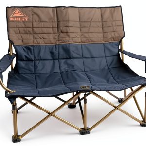 Kelty Low Loveseat Duty Folding Camp Chair Dark Shadow Low Height-0