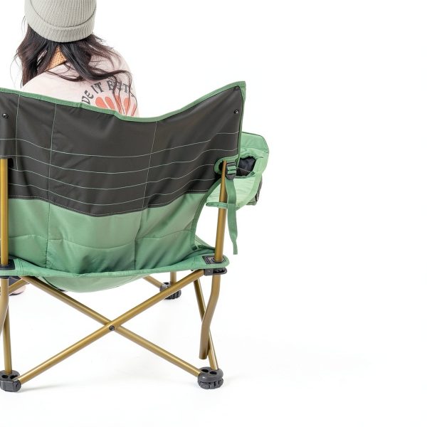 Kelty Low Loveseat Duty Folding Camp Chair Dark Shadow Low Height-7
