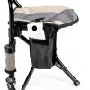 REALEAD Heated Camping Chair - Fully Padded Heated Chairs Outdoor Sports - Heavy Duty Heating Camp Chairs for Adults Supports 400 lbs - Perfect for Outside Sport Events, Concert, Battery NOT Included-3
