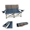 Kelty Low Loveseat Duty Folding Camp Chair Dark Shadow Low Height-2