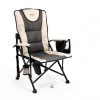 REALEAD Heated Camping Chair - Fully Padded Heated Chairs Outdoor Sports - Heavy Duty Heating Camp Chairs for Adults Supports 400 lbs - Perfect for Outside Sport Events, Concert, Battery NOT Included-1